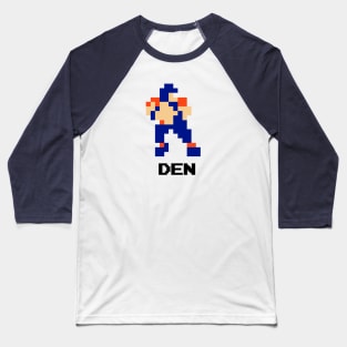 8-Bit Quarterback - Denver (Throwbacks) Baseball T-Shirt